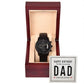Black Chronograph Watch- Gift To My Dad - www.gemmacraft.com