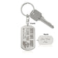 Engraved Tag Keychain - www.gemmacraft.com. personalized keychain gift for dad