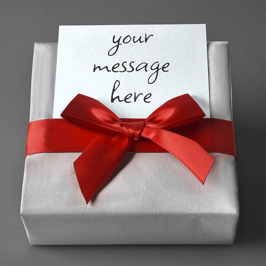 Gift Wrap with Personalized Message - www.gemmacraft.com
