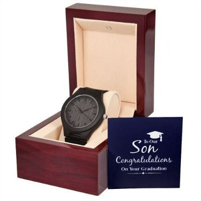 Graduation Gift for Your Son-Wooden Watch