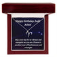 Happy birthday- Zodiac Symbol Necklace-Aries - www.gemmacraft.com