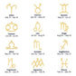 Happy birthday-Zodiac Symbol Necklace-Capricorn - www.gemmacraft.com
