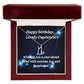 Happy birthday-Zodiac Symbol Necklace-Capricorn - www.gemmacraft.com