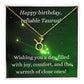 Happy birthday- Zodiac Symbol Necklace-Taurus - www.gemmacraft.com