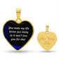 Personalized gift. Heart-Luxury Necklace - www.gemmacraft.com. 18k gold finish jewelry