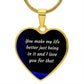 Personalized gift. Heart-Luxury Necklace - www.gemmacraft.com. 18k gold finish jewelry