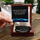 Men's "Love You Forever" Bracelet - www.gemmacraft.com. Dad's birthday gift