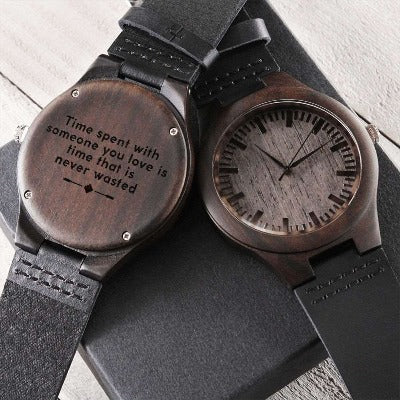 Personalized Engraved Wooden Watch