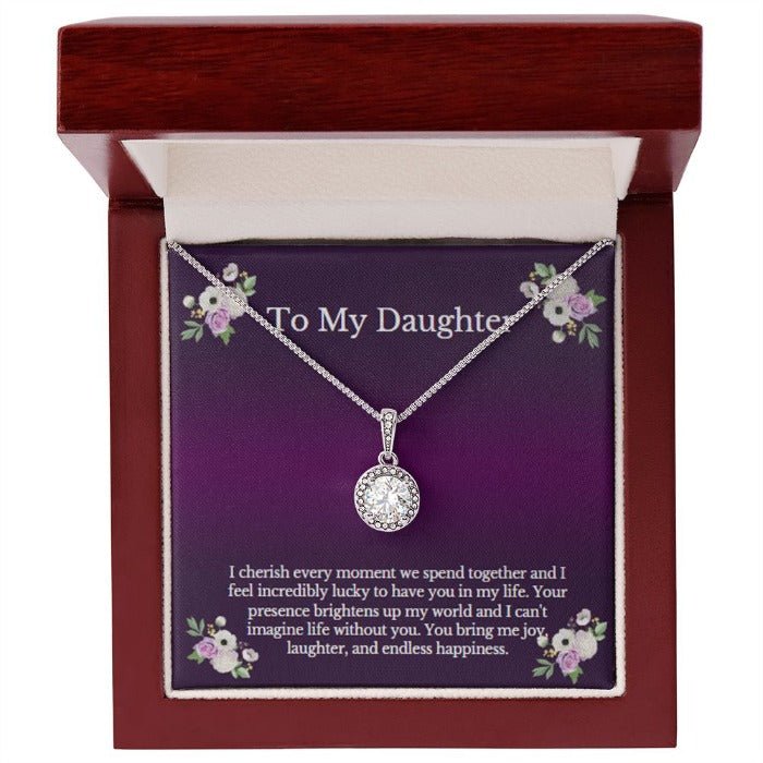 To My Daughter. Eternal Hope Necklace. - www.gemmacraft.com. Gift to Daughter