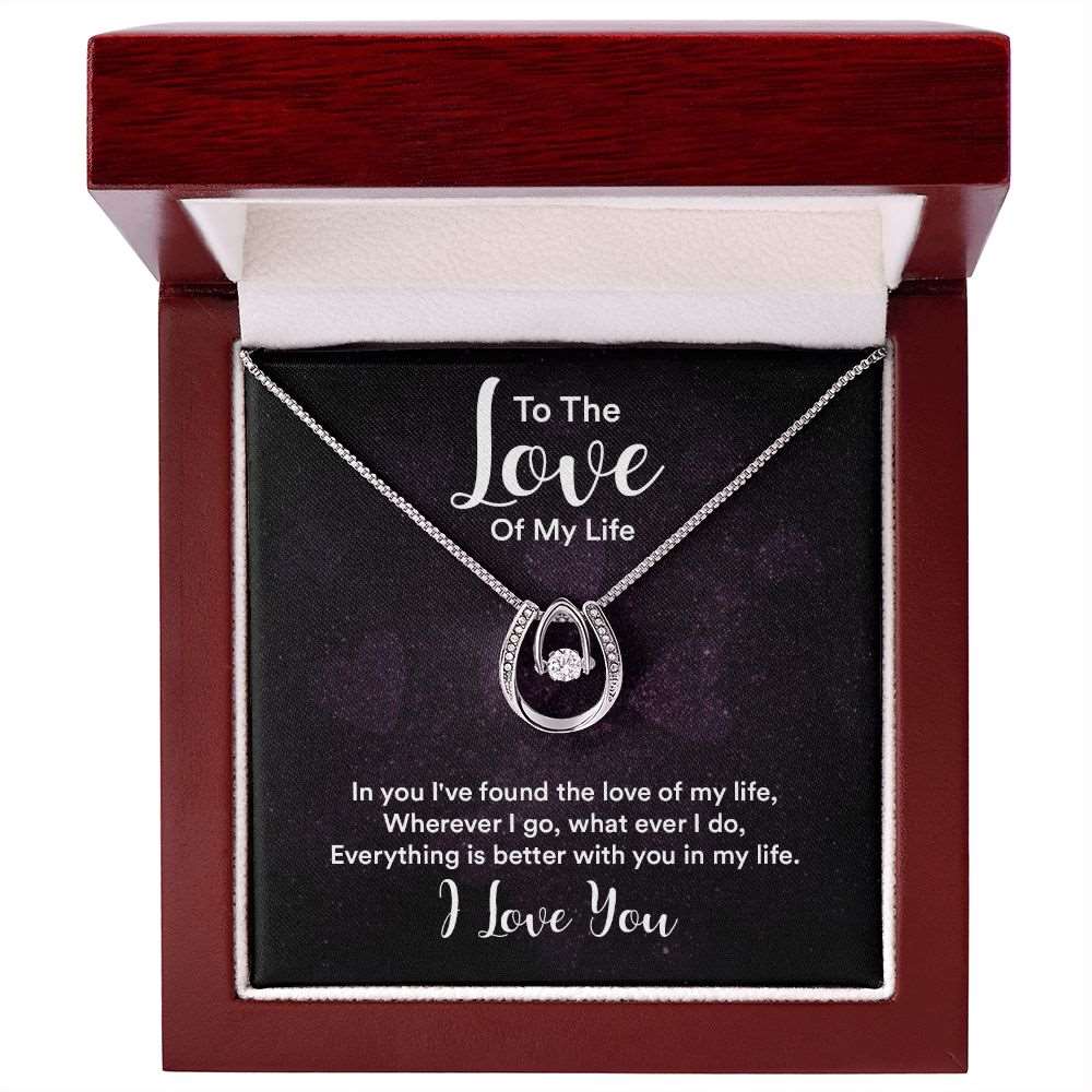 To My Love. Lucky in Love-Necklace