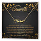 To My Soulmate. Personalized Name Necklace