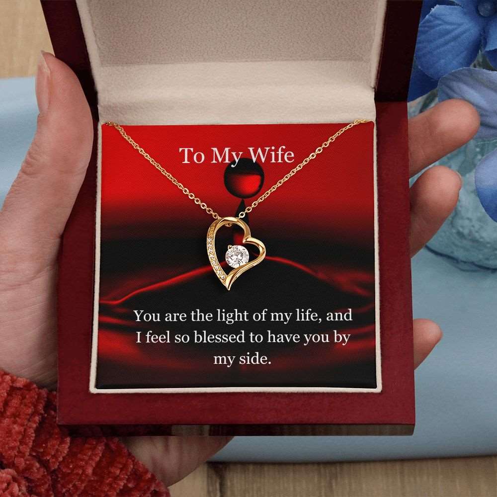 To My Wife. Forever Love Necklace. - www.gemmacraft.com. 6-year wedding anniversary