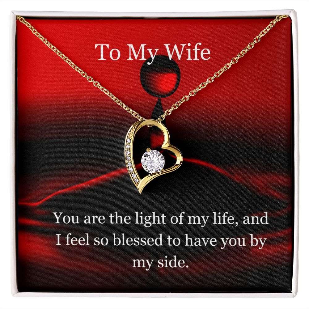 To My Wife. Forever Love Necklace. - www.gemmacraft.com. 6-year wedding anniversary